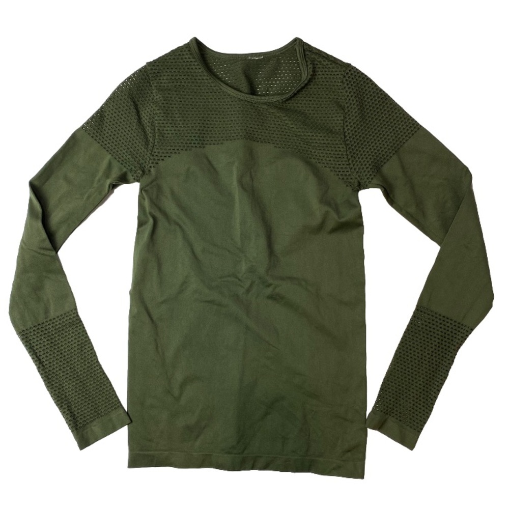 Fabletics Musetta Seamless long sleeve l/s activewear shirt dark green